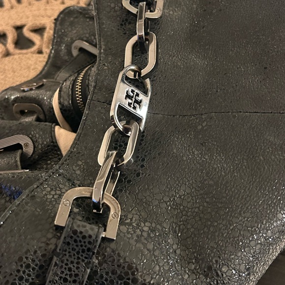 Tory Burch Natalya Genuine Leather Embossed Shoulder Bag - Picture 9 of 13